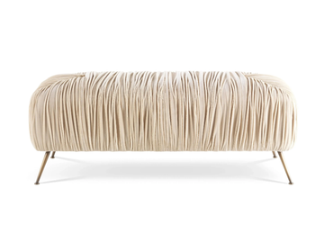 ROWE - Upholstered leather bench by Gianfranco Ferré Home - view 2